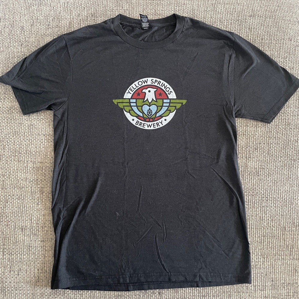 Charcoal Men's Yellow Springs Brewery T-Shirt, S